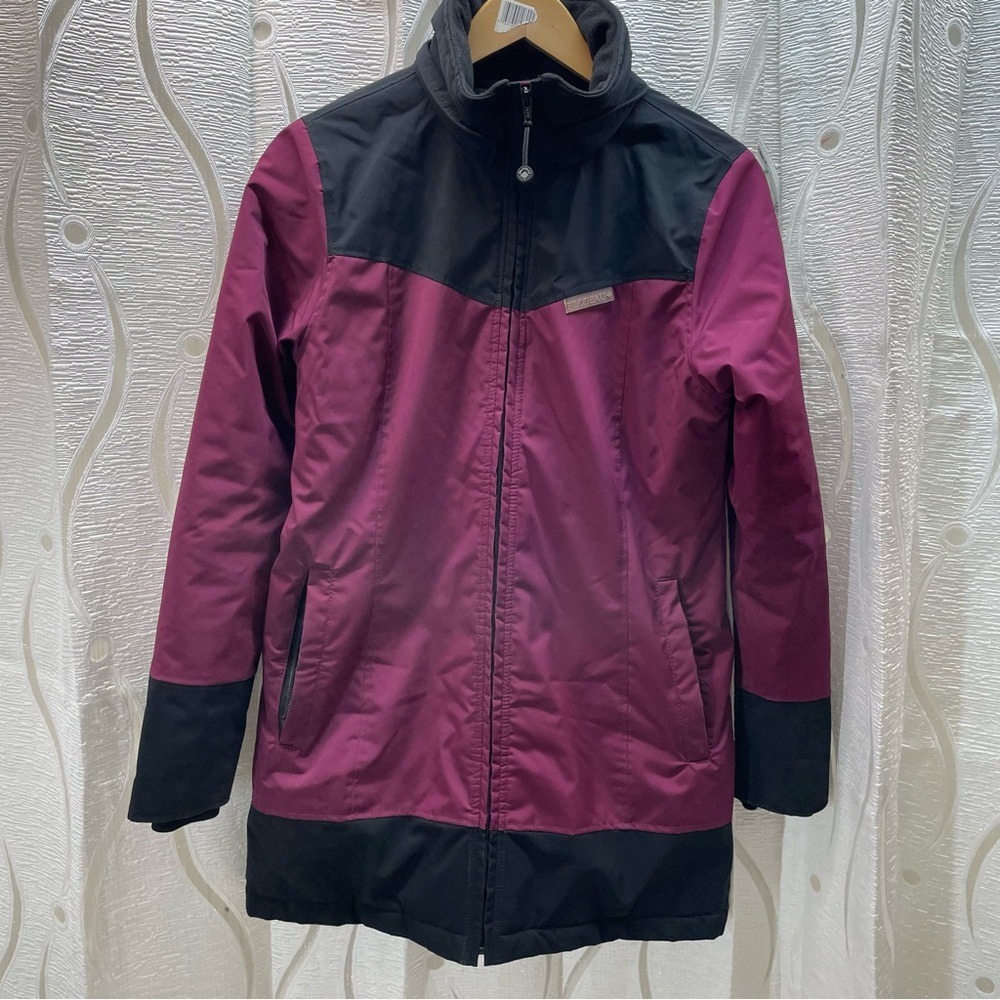 Bilodeau Zip Up‎ Jacket Womens 6 Magenta Black Made in Canada